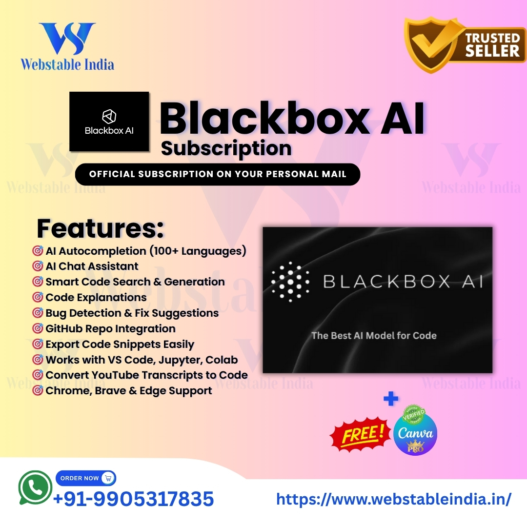 Blackbox Ai Subscription for 7 Days